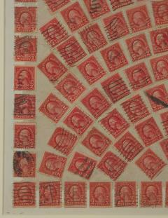 Stamp Art Collage U S A circa 1910 - 4132317
