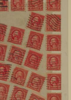 Stamp Art Collage U S A circa 1910 - 4132319
