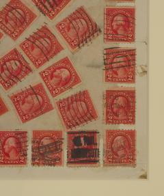 Stamp Art Collage U S A circa 1910 - 4132320