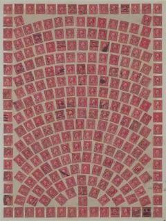 Stamp Art Collage U S A circa 1910 - 4133080