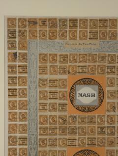 Stamp Art Collage U S A circa 1910 - 4132341