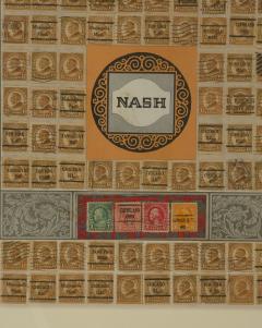 Stamp Art Collage U S A circa 1910 - 4132343