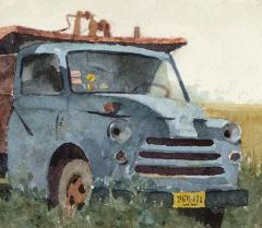 Stan Masters Old Truck at Times Beach - 1410422