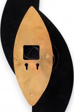 Stan Usel Pair of black resin sconces and agates by Stan Usel - 817752