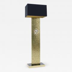 Stan Usel Unique floor lamp in mosaic brass by Stan Usel - 795241