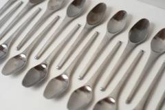Stanley Roberts Set of 123 Stanley Roberts Contempra Mid Century Modern Stainless Flatware - 4126545