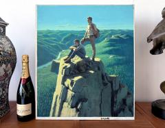 Stanley W Galli Above It All Two Young Men on Mountain Top Martin Luther King Issue - 4462609