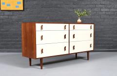 Stanley Young California Modern 6 Drawer Two Tone Lacquered Dresser by Stanley Young - 4636997