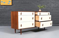 Stanley Young California Modern 6 Drawer Two Tone Lacquered Dresser by Stanley Young - 4636999