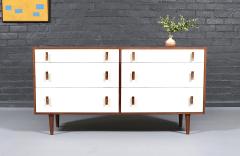 Stanley Young California Modern 6 Drawer Two Tone Lacquered Dresser by Stanley Young - 4637000