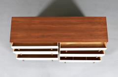 Stanley Young California Modern 6 Drawer Two Tone Lacquered Dresser by Stanley Young - 4637001