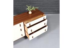 Stanley Young California Modern 6 Drawer Two Tone Lacquered Dresser by Stanley Young - 4637006