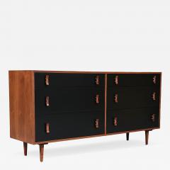 Stanley Young California Modern Two Tone Black Lacquered Dresser by Stanley Young - 4651009