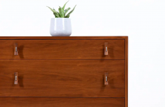 Stanley Young Mid Century Modern Walnut Dresser by Stanley Young for Glenn of California - 2480973