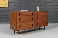 Stanley Young Stanley Young Walnut 6 Drawer Dresser for Glenn of California - 4686390