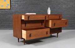 Stanley Young Stanley Young Walnut 6 Drawer Dresser for Glenn of California - 4686391