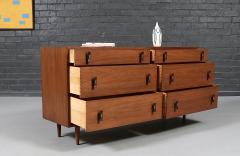 Stanley Young Stanley Young Walnut 6 Drawer Dresser for Glenn of California - 4686392