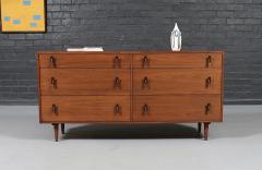 Stanley Young Stanley Young Walnut 6 Drawer Dresser for Glenn of California - 4686394