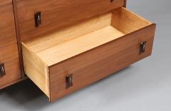 Stanley Young Stanley Young Walnut 6 Drawer Dresser for Glenn of California - 4686399