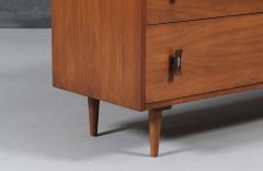 Stanley Young Stanley Young Walnut 6 Drawer Dresser for Glenn of California - 4686400