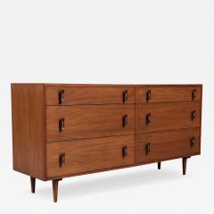 Stanley Young Stanley Young Walnut 6 Drawer Dresser for Glenn of California - 4688603