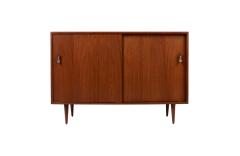 Stanley Young Stanley Young Walnut Credenza with Lacquered Drawers for Glenn of California - 2974909