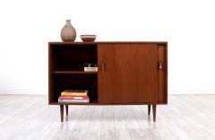 Stanley Young Stanley Young Walnut Credenza with Lacquered Drawers for Glenn of California - 2974919