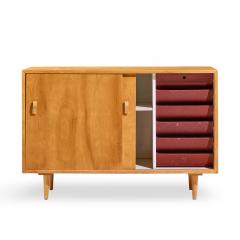 Stanley Young Stanley Young for Glenn of California Mid Century Walnut Sliding Door Credenza - 4563093