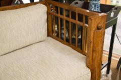 Stately Tiger Maple Biedermeier Sofa - 394535