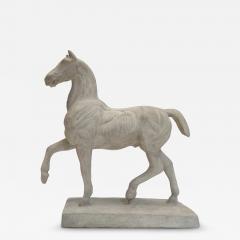 Statuette of a flayed horse after Gericault studio plaster France circa 1860 - 4379765