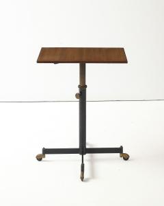 Steel Brass and Formica Side Table by Ignazio Gardella Italy c 1950 - 4828883