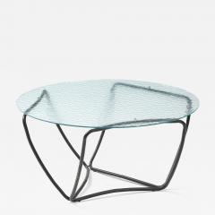 Steel Glass Coffee Table - 2346981