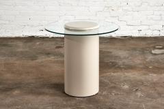 Steel Lacquer and Glass Side End Table Paul Mayen for Habitat 1970 - 2820969