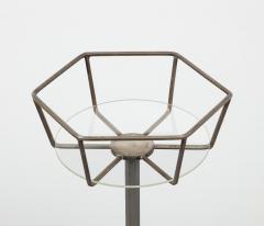 Steel Lucite and Nickel Ice Bucket Plant Stand - 4100463