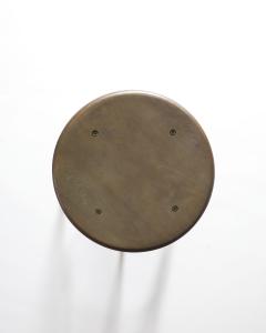 Steel and Brushed Aluminum Stool United States 20th C - 4228642