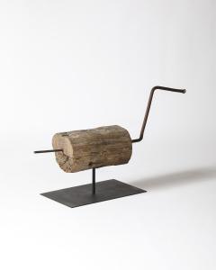 Steel and Wood Sculpture - 4210537