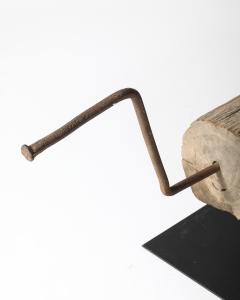 Steel and Wood Sculpture - 4210543
