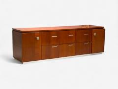 Steelcase Cherrywood Steel Sideboard USA 2000s - 4158433
