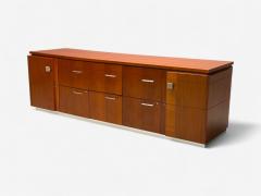 Steelcase Cherrywood Steel Sideboard USA 2000s - 4158435