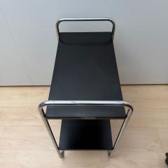 Steeltube Side Table by Mauser Werke Black and Chrome Germany circa 1950 - 4599058