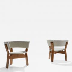 Steen stergaard Pair of Oak Armchairs by Steen stergaard Denmark 1962 - 1193820