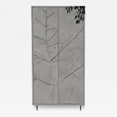 Stefan Buxbaum CHERRY TREE tall cast concrete cabinet - 3076527