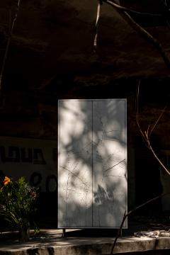 Stefan Buxbaum FOREST SPRING cast concrete tall cabinet - 3240666