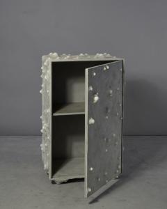 Stefan Buxbaum STELLARIS cast concrete small cubpard cabinet - 2339454