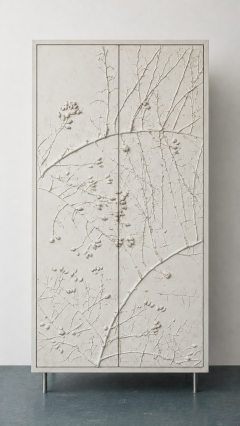 Stefan Buxbaum WILDE ROSE tall concrete cabinet - 4578325