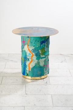 Stefan Rurak Stefan Rurak Action Series Concrete and Brass Occasional Table USA 2023 - 4035248
