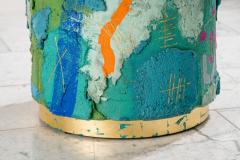 Stefan Rurak Stefan Rurak Action Series Concrete and Brass Occasional Table USA 2023 - 4035252