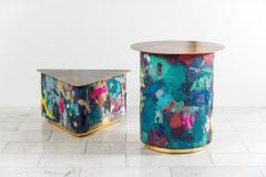 Stefan Rurak Stefan Rurak Action Series Concrete and Steel Occasional Table USA 2022 - 4035348