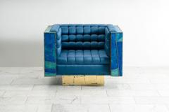 Stefan Rurak Stefan Rurak Patchwork Brass Club Chairs II USA 2023 - 4035279