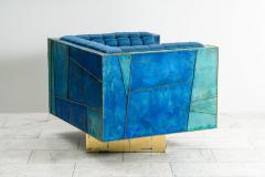 Stefan Rurak Stefan Rurak Patchwork Brass Club Chairs II USA 2023 - 4035335